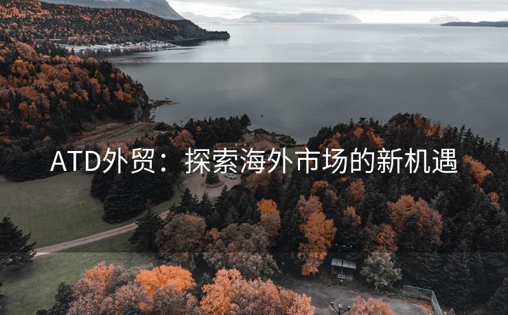 ATD外贸：探索海外市场的新机遇